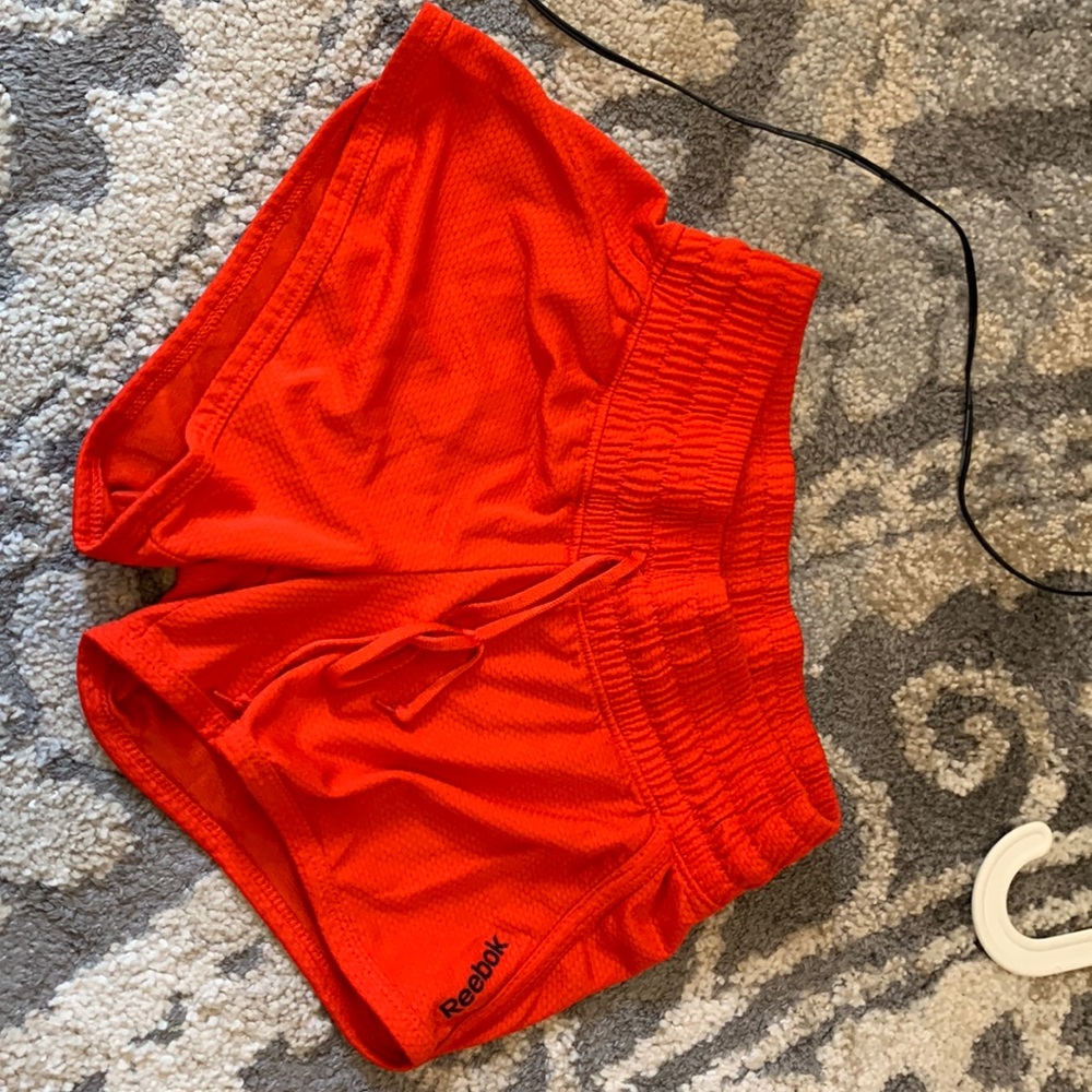 Vibrant Red Reebok shorts